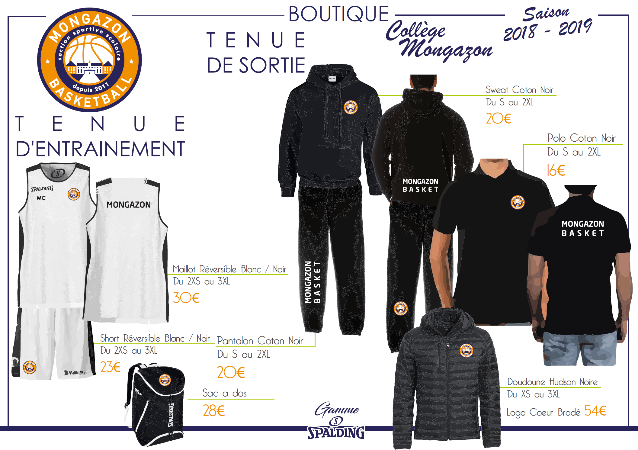 Boutique SSS MONGAZON 2018-2019